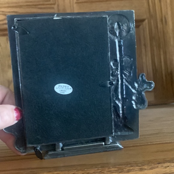 Pewter Christmas Stocking Holder - Picture 6 of 6